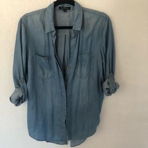 Long sleeve denim top